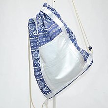 Batohy - Textilný batoh TERKA modrý - 15950743_