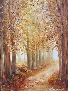 Obrazy - Jesenná prechádzka - 15951889_