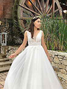 Šaty - svadobné šaty Lesana 38 - 15951190_