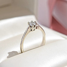 Prstene - Diamantový prsteň 0,25ct - 15953946_