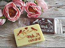Darčeky pre svadobčanov - Mini svadobné čokoládky s personalizáciou - ČOKOTABLIČKY - 15954692_