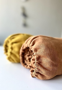 Úžitkový textil - Ľanová plachta s gumičkou hrubšej gramáže v 6 farbách - 15954528_