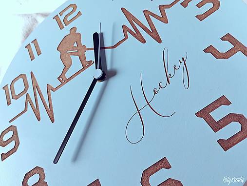 Hodiny - Hodiny "H O K E J" - 15957555_