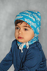 Detské čiapky - 100% merino čiapka Baby 3 colors - 15959485_