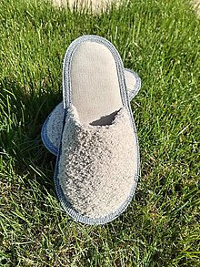 Ponožky, pančuchy, obuv - Papuče barefoot  smotanové - 15960475_