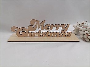 Dekorácie - Vianočný stojan Merry Christmas - 15959767_
