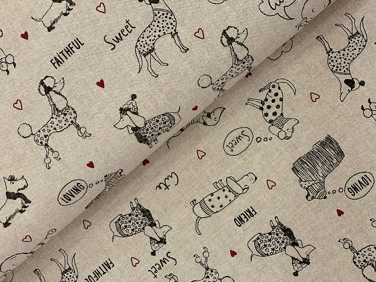 ❤️BAVLNA DEKOR TALIANSKO ❤️PSÍKY❤️