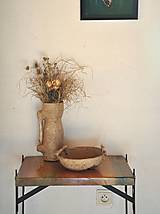 Dekorácie - váza "papier+betón" - 15963944_