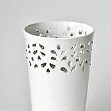 Dekorácie - Porcelánová váza Kapky velká - 15962990_
