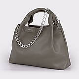 Veľké tašky - Kožená shopper bag taška - 15964597_