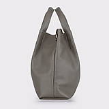 Veľké tašky - Kožená shopper bag taška - 15964599_