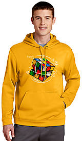 Pánske oblečenie - Rubikova kocka mikina pánske (XXL - Žltá) - 15965005_