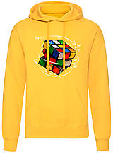 Pánske oblečenie - Rubikova kocka mikina pánske (XXL - Žltá) - 15965010_