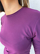 Topy, tričká, tielka - Tričko s dlhým rukávom basic TENCEL - 15963469_