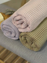 Úžitkový textil - Exkluzívna hrejivá ľanová deka - rôzne varianty  160x100cm - 15967411_