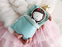 Hračky - Leto - malá bábika s postieľkou - 15966443_