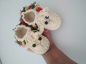 Detské topánky - Papučky lama - 15966456_