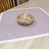 Úžitkový textil - PASTEL - ružový jednofarebný obrus štvorec 65x65cm - 15969432_
