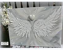 Obrazy - "Strážny anjel" 3D maľba-rozmery na želanie - 15969031_