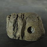 Svietidlá - Uluru - svietnik, otvor v prírodnom kameni od potoka - 15969468_