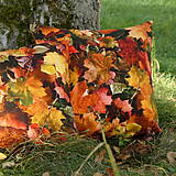 Úžitkový textil - Vankúš Jesenné lístie - 15971519_