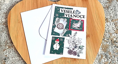Papiernictvo - Vianočná pohľadnica Obrázky - 15972853_