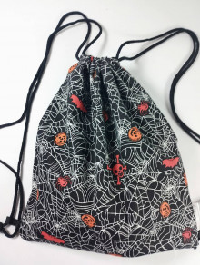 Úžitkový textil - Bavlnené vrecko spiderweb - 15975869_