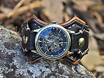 Náramky - Steampunk hodinky III - 15977303_