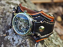 Náramky - Steampunk hodinky III - 15977304_