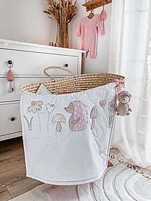 Detský textil - Deka pre dievčatko s ježkom - 15976992_