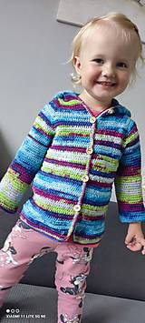 Detské oblečenie - Háčkovaný svetrík basic - 15974888_