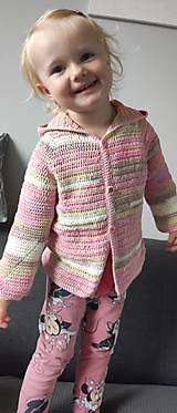 Detské oblečenie - Háčkovaný svetrík basic - 15974890_
