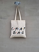 Nákupné tašky - • •maľovaná plátená taška - Friends• - 15974740_