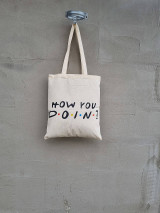 Nákupné tašky - • •maľovaná plátená taška - Friends• - 15974757_