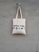 Nákupné tašky - • •maľovaná plátená taška - Friends• - 15974759_