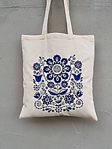 Nákupné tašky - •ručne maľovaná plátená taška - Kvety• - 15974879_