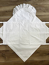 Detský textil - Madeirová zavinovačka vhodná na krst - M3 - 15974372_