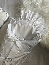 Detský textil - Madeirová zavinovačka vhodná na krst - M3 - 15974376_