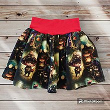 Detské oblečenie - Dětská sukně houbičky - 15977060_
