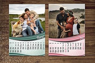 Papiernictvo - rodinný kalendár  rôzne formáty - 15978934_