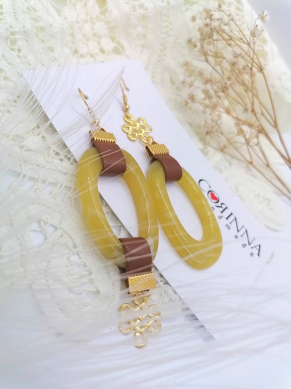 Asymetrické náušnice "Chara" 