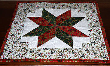 Úžitkový textil - Patchworkový vianočný obrus,prestieranie (obrus štvorec) - 15978746_