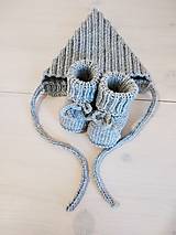 Detské topánky - Topánočky - 100% Baby merino (6-12 mesiacov  (váš výber)) - 15978744_