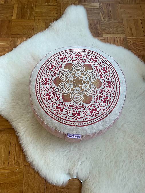Úžitkový textil - Meditačný Vankúš "Inner Fire" - 15979584_