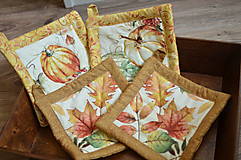 Úžitkový textil - Jesenná listová chňapka - 15983313_