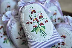 Úžitkový textil - Fialkové levanduľové vrecko - 15983413_