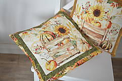 Úžitkový textil - Jesenný vidiecky vankúš - 15983487_