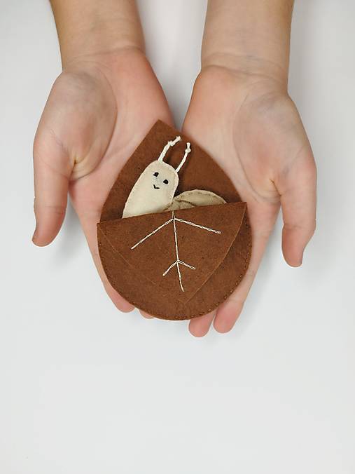 Hračky - Lístok so zvieratkom: slimák  - 15983050_