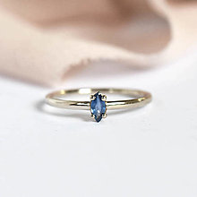 Prstene - Zlatý zásnubný prsteň s Topásom - 15981891_