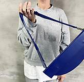 Kabelky - ULTRAMARÍN zubatka kožená kabelka - 15983760_